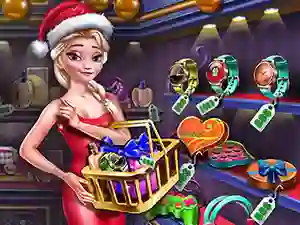 Ice Queen Shopping Xmas Gift — безплатна онлайн игра