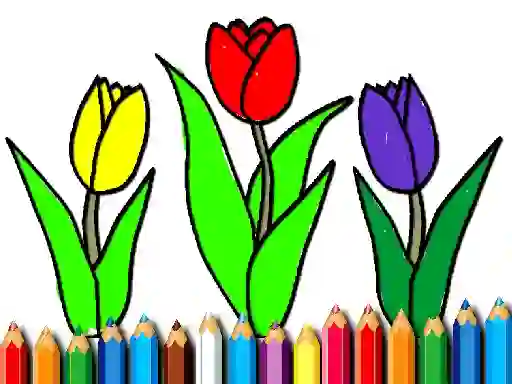 Back To School: Spring Time Coloring Book — безплатна онлайн игра
