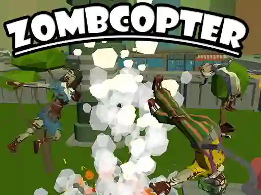 Zombcopter — безплатна онлайн игра