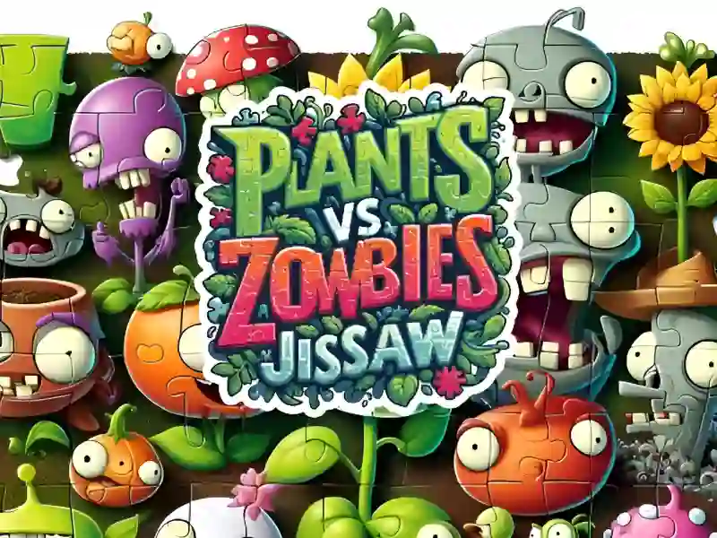 Plants vs Zombies Jigsaw — безплатна онлайн игра