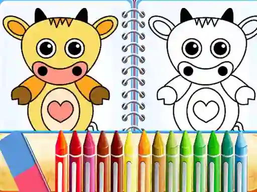 Lovely Pets Coloring Pages — безплатна онлайн игра