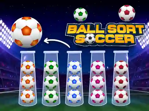Ball Sort Soccer — безплатна онлайн игра