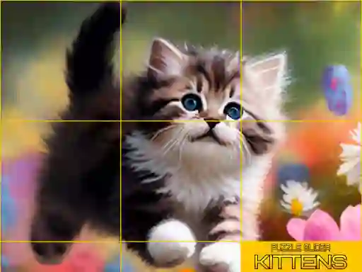 Puzzle Sliding Kittens — безплатна онлайн игра