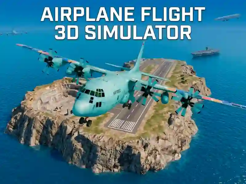 Airplane Flight 3D Simulator — безплатна онлайн игра