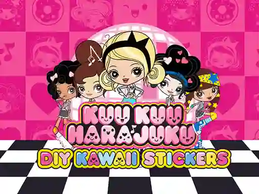 Kuu Kuu Harajuku Stickers — безплатна онлайн игра