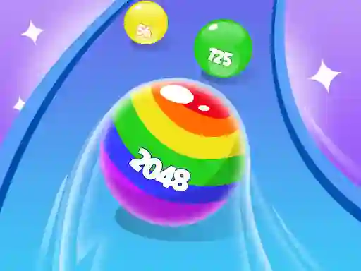 2048 Run Gorgeous Balls — безплатна онлайн игра
