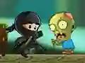 Ninja Kid Vs Zombies — безплатна онлайн игра
