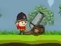 Cannons and Soldiers mountain offense — безплатна онлайн игра