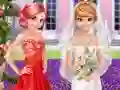 Frozen And Ariel Wedding — безплатна онлайн игра