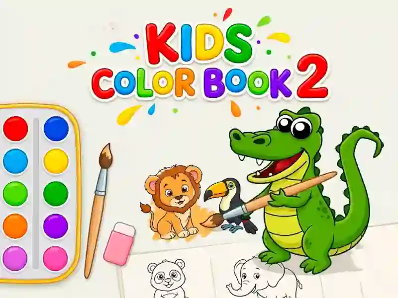 Kids Color Book 2 — безплатна онлайн игра