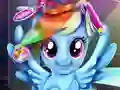 Rainbow pony real haircuts — безплатна онлайн игра