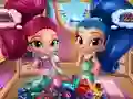 Shimmer And Shine Wardrobe Cleaning — безплатна онлайн игра