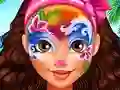 Oceania Princess Moana Face Art — безплатна онлайн игра