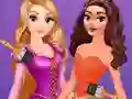 Disney Princesses Rainbow Dresses — безплатна онлайн игра