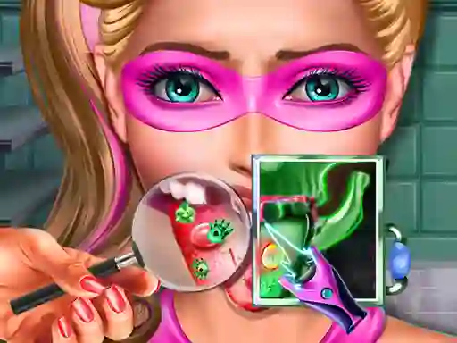  Super Doll Tongue Doctor — безплатна онлайн игра