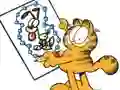 Garfield connects the dots — безплатна онлайн игра