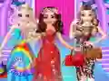 Princesses Different Style Dress Fashion — безплатна онлайн игра