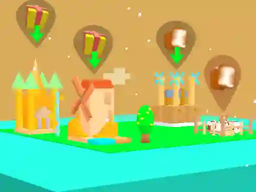 Polygon Village — безплатна онлайн игра