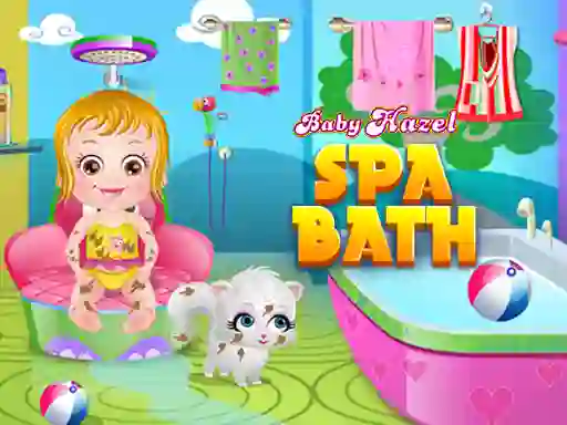 Baby Hazel Spa Bath — безплатна онлайн игра