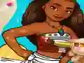 Moana Coloring Book — безплатна онлайн игра