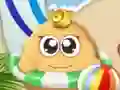 Pou summer Break — безплатна онлайн игра