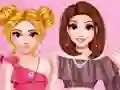 Trendy Ruffle Crop Top Dress Up — безплатна онлайн игра