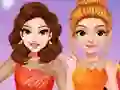 Princesses Ice Skating Dress Up — безплатна онлайн игра
