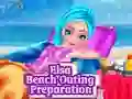 Elsa Beach Outing Preparation — безплатна онлайн игра