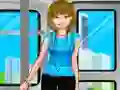 Barbie On The Train — безплатна онлайн игра