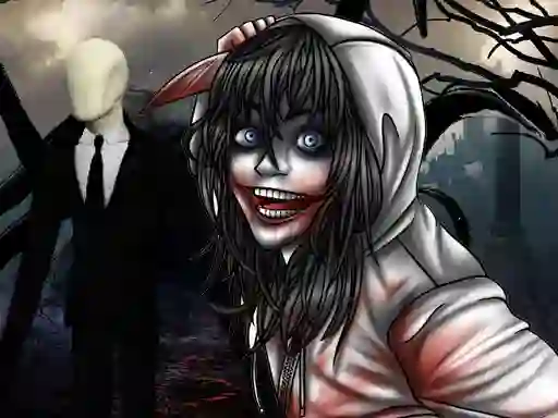 Jeff The Killer The Hunt For The Slenderman — безплатна онлайн игра