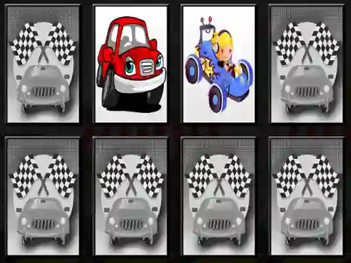 Racing Cars Memory — безплатна онлайн игра