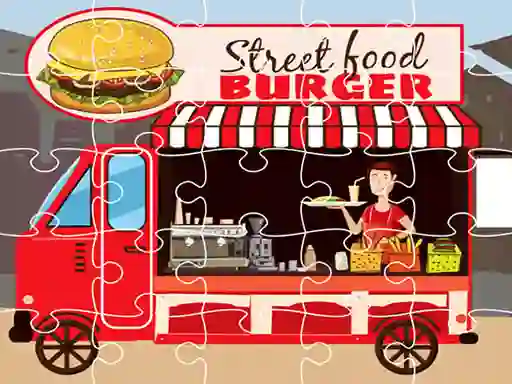 Burger Trucks Jigsaw — безплатна онлайн игра