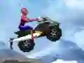 Spiderman Snow Scooter — безплатна онлайн игра
