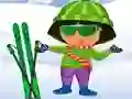 Dora Ski Dress up — безплатна онлайн игра