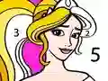 Princess Coloring By Number — безплатна онлайн игра