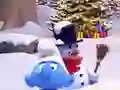Smurfy Snowballs — безплатна онлайн игра