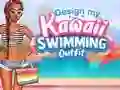 Design My Kawaii Swimming Outfit — безплатна онлайн игра