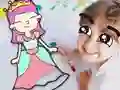 Coloring Book: Prince And Princess — безплатна онлайн игра
