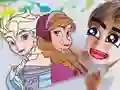 Coloring Book: Frozen — безплатна онлайн игра