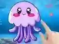 Coloring Book: Jellyfish — безплатна онлайн игра