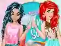 Jasmine and Ariel Wardrobe Swap — безплатна онлайн игра