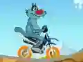 Oggy And The Cockroaches Bike — безплатна онлайн игра