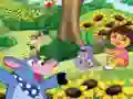 Dora find differences — безплатна онлайн игра