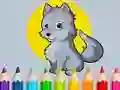 Coloring Book: Wolf — безплатна онлайн игра