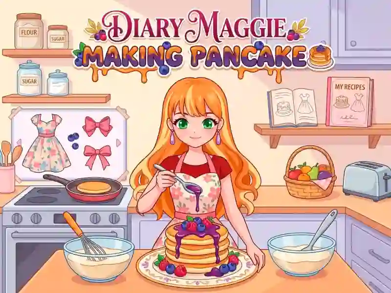Diary Maggie Making Pancake — безплатна онлайн игра