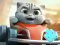 Jigsaw Puzzle: Cat Racing Driver — безплатна онлайн игра