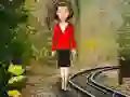 Girl Escape From Railway Track — безплатна онлайн игра
