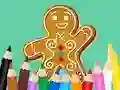 Coloring Book: Gingerbreads — безплатна онлайн игра