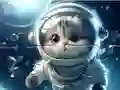 Jigsaw Puzzle: Astronaut-Cat — безплатна онлайн игра