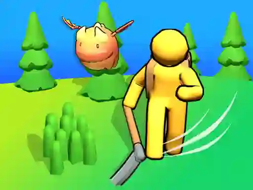 Dino Grass Island — безплатна онлайн игра